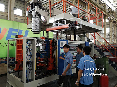 Factory price PE Plastic Car Shaped Pipe Fittings, Oil Filler Pipe, Air Ducts Pipe Blow Making Blow Molding Machine